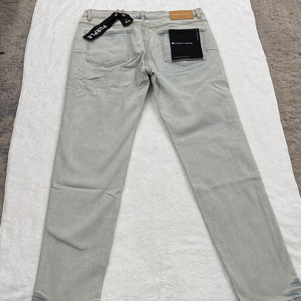 Versace Light Gray Slim Fit Men's Jeans